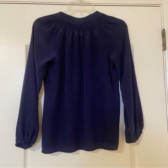 Lilly Pulitzer Navy Blue Women's Top - Picture 2 of 11